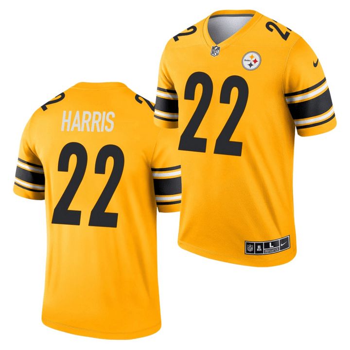 Men Pittsburgh Steelers 22 Najee Harris Nike Gold Inverted Legend NFL Jersey